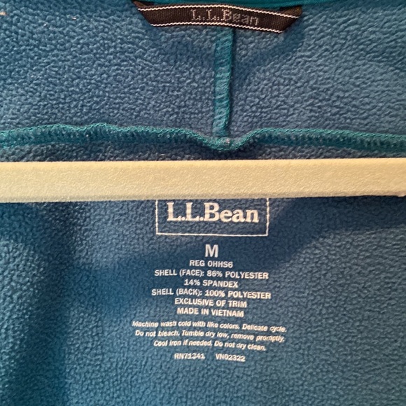 EUC Vintage L.L. Bean Forest Green Fleece-Lined Zip-up Jacket- M - Picture 8 of 11